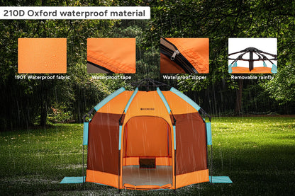 Komodo 4 Person Pop Up Beach Tent