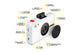 Kodak Step Instant Digital Camera and Photo Paper (White, 10 Sheets)
