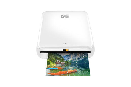 Kodak Step Instant Mobile Photo Printer and Photo Paper (White, 50 Sheets)