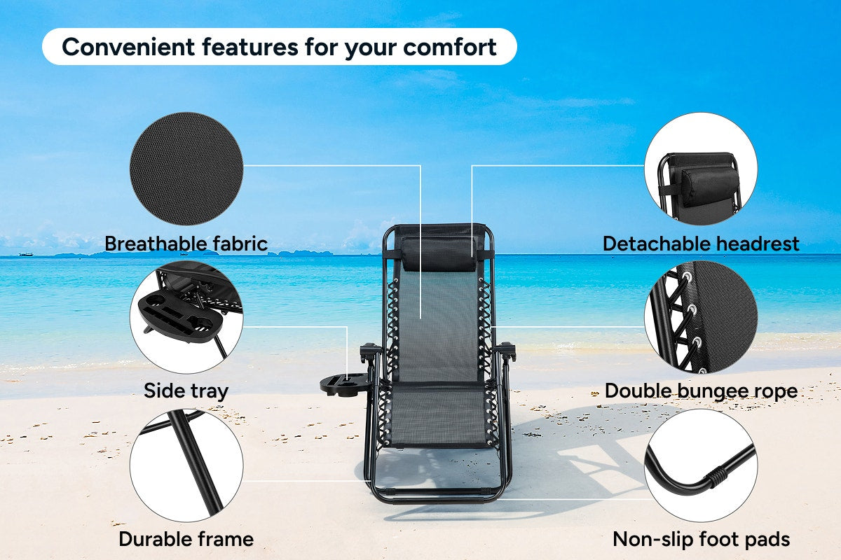 Komodo Zero Gravity Reclining Camp Chair
