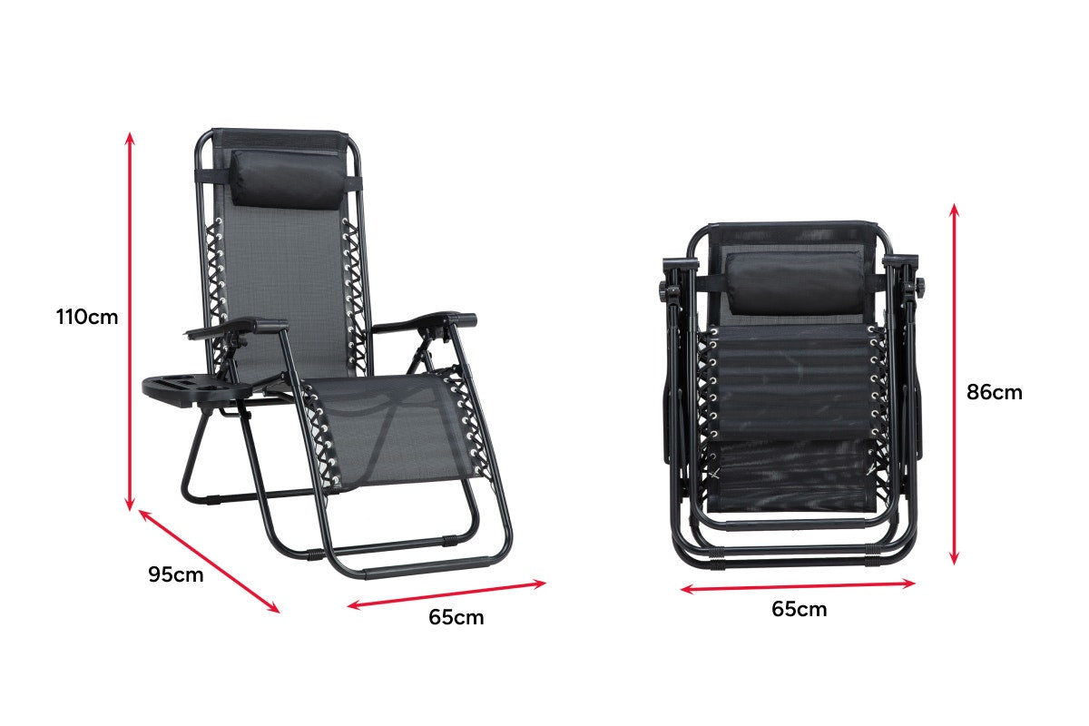 Komodo Zero Gravity Reclining Camp Chair