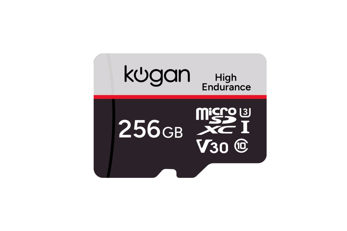 Kogan High Endurance 256GB SDXC A2 V30 Micro SD Card