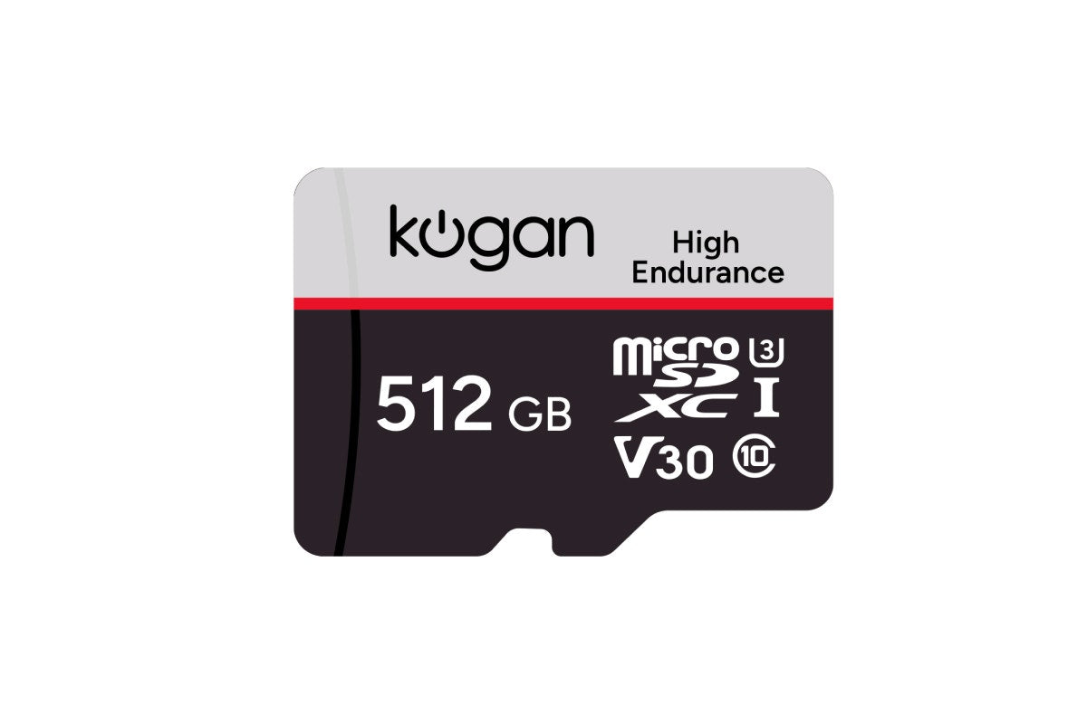 Kogan High Endurance 512GB SDXC A2 V30 Micro SD Card