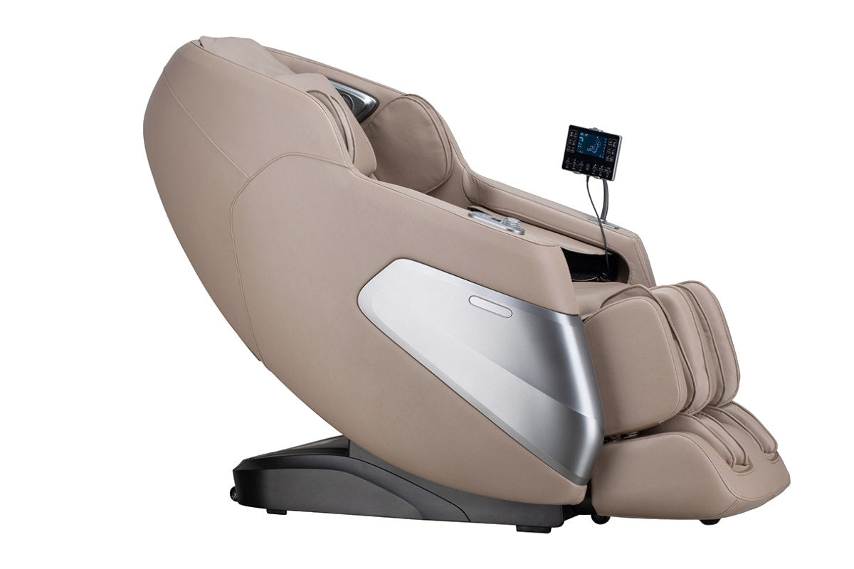 Kogan S63 Pro Zero-Gravity SL-Track Heated Shiatsu Massage Recliner Chair (Beige)