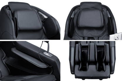 Kogan S63 Pro Zero-Gravity SL-Track Heated Shiatsu Massage Recliner Chair - Charcoal