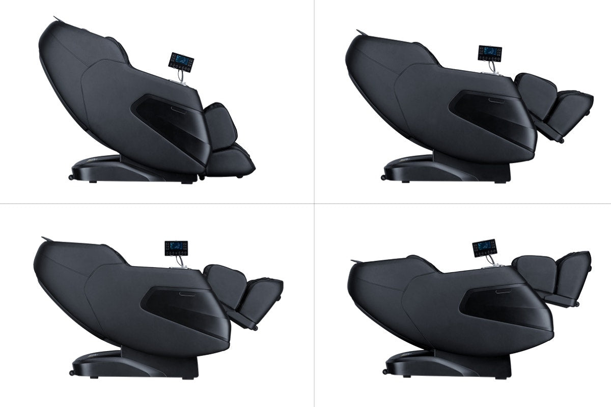 Kogan S63 Pro Zero-Gravity SL-Track Heated Shiatsu Massage Recliner Chair - Charcoal