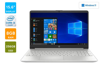 HP 15.6" Touchscreen i3 Windows 11 Laptop (8GB, 256GB)