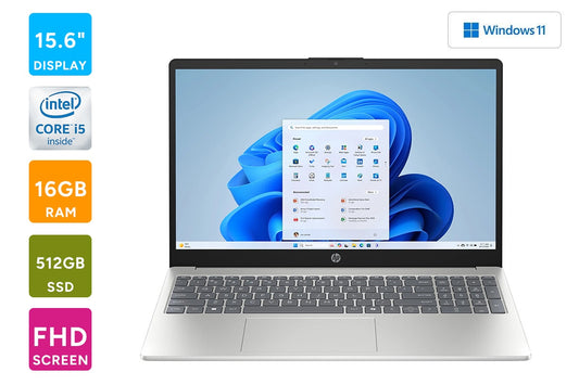 HP Pavilion 15.6" Full HD i5 Touchscreen Windows 11 Laptop (16GB, 512GB, 15-FD0150WM)