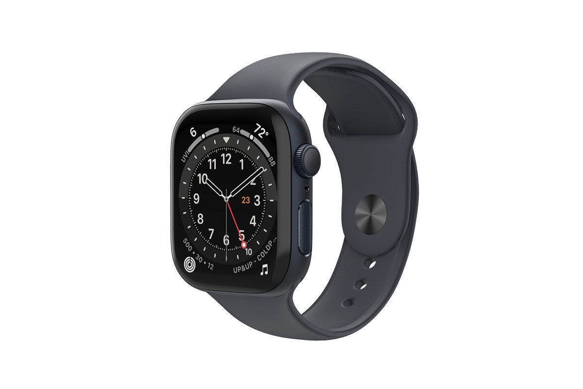 Apple Watch SE Aluminum Case GPS with Sport Band (Midnight, 40mm, S/M)