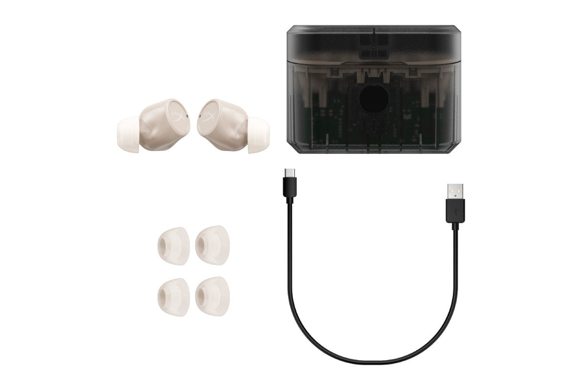 HyperX Cirro Buds Pro True Wireless Earbuds (Tan)