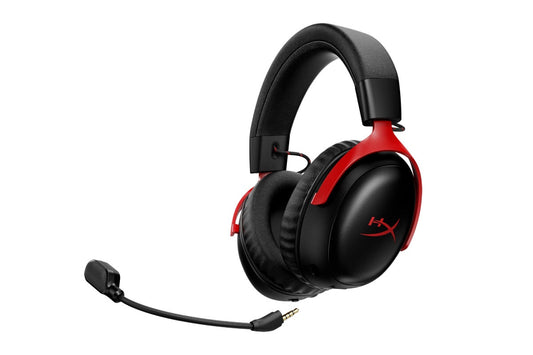 HyperX Cloud III S Wireless Gaming Headset (Black/Red) - Auzzistore