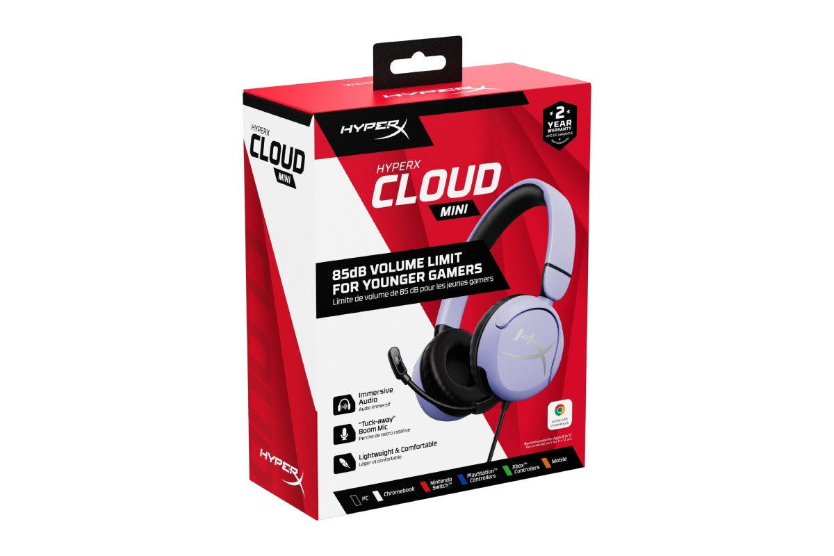 HyperX Cloud Mini Gaming Headset (Lavendar)