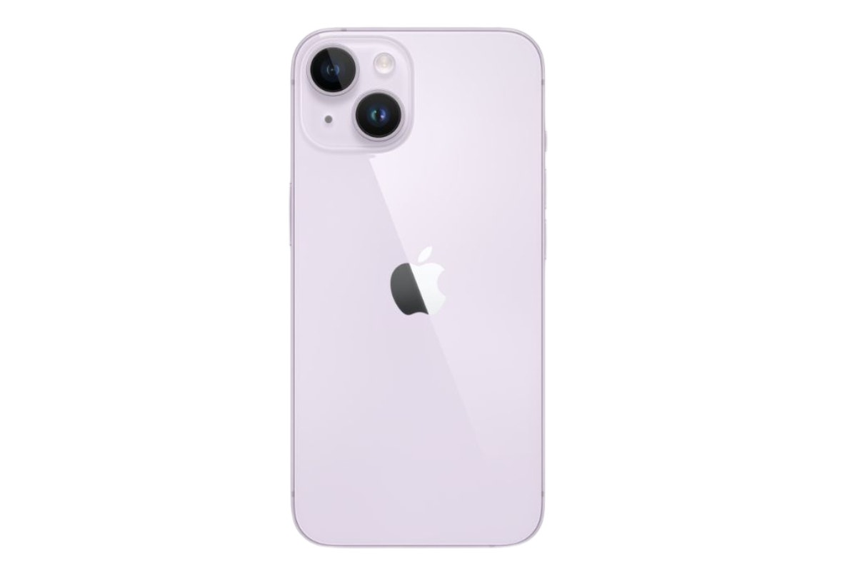 Apple iPhone 14 (128GB, Purple) - Dual Nano-SIM