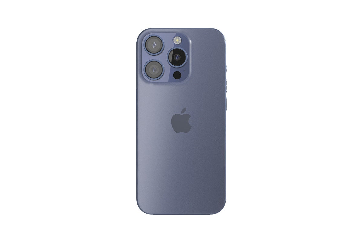 Apple iPhone 15 Pro  - 128GB; Blue Titanium) - Dual Nano-SIM