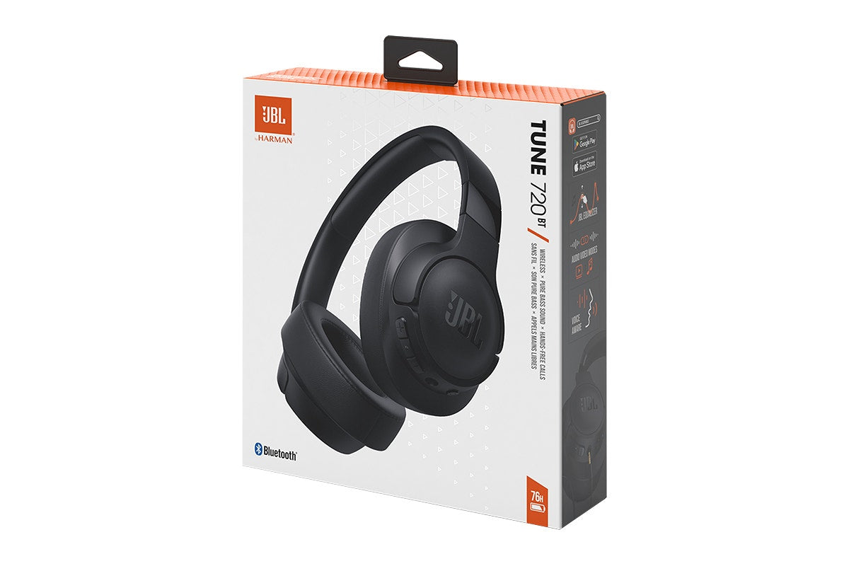 JBL Tune 720BT Wireless Over-Ear Headphones (Black)