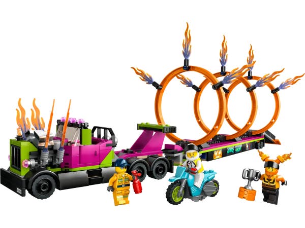 LEGO City Stunt Truck and Ring of Fire Challenge (60357)