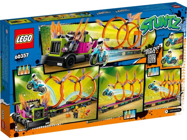 LEGO City Stunt Truck and Ring of Fire Challenge (60357)