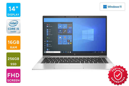 HP EliteBook 840 G8 14" Core i5 Windows 11 Laptop (16GB, 256GB) - Refurbished Excellent