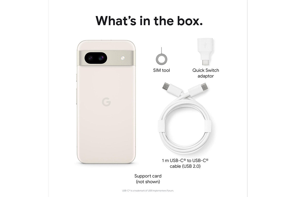 Google Pixel 8a 5G (128GB, Porcelain)