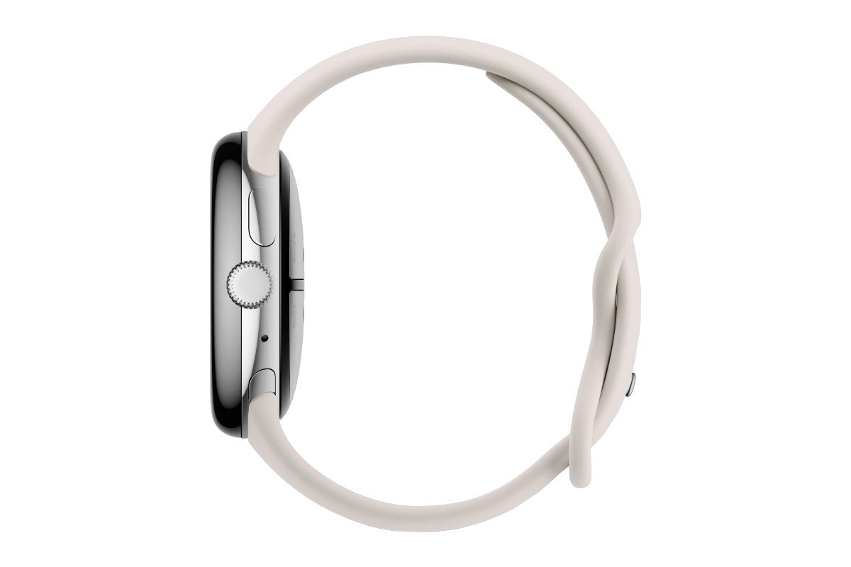 Google Pixel Watch 3 45mm (Bluetooth, Silver/Porcelain)
