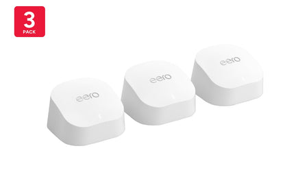 eero 6 Plus Dual-Band Mesh Wi-Fi 6 System (3 Pack)