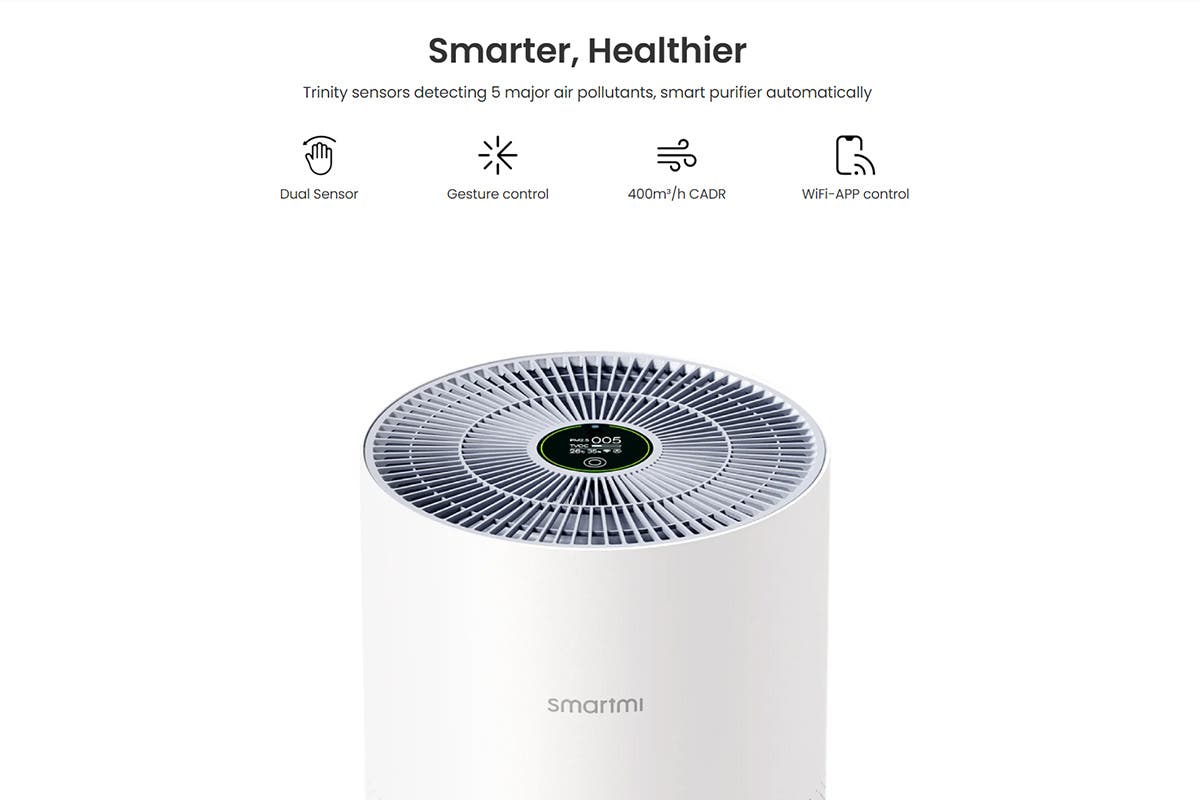 Smartmi Air Purifier C1 with H13 HEPA Filter (White)