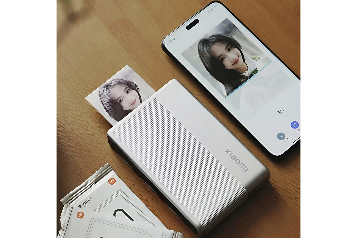Xiaomi Mi 1S Portable Photo Printer and Photo Paper (5 Sheets)