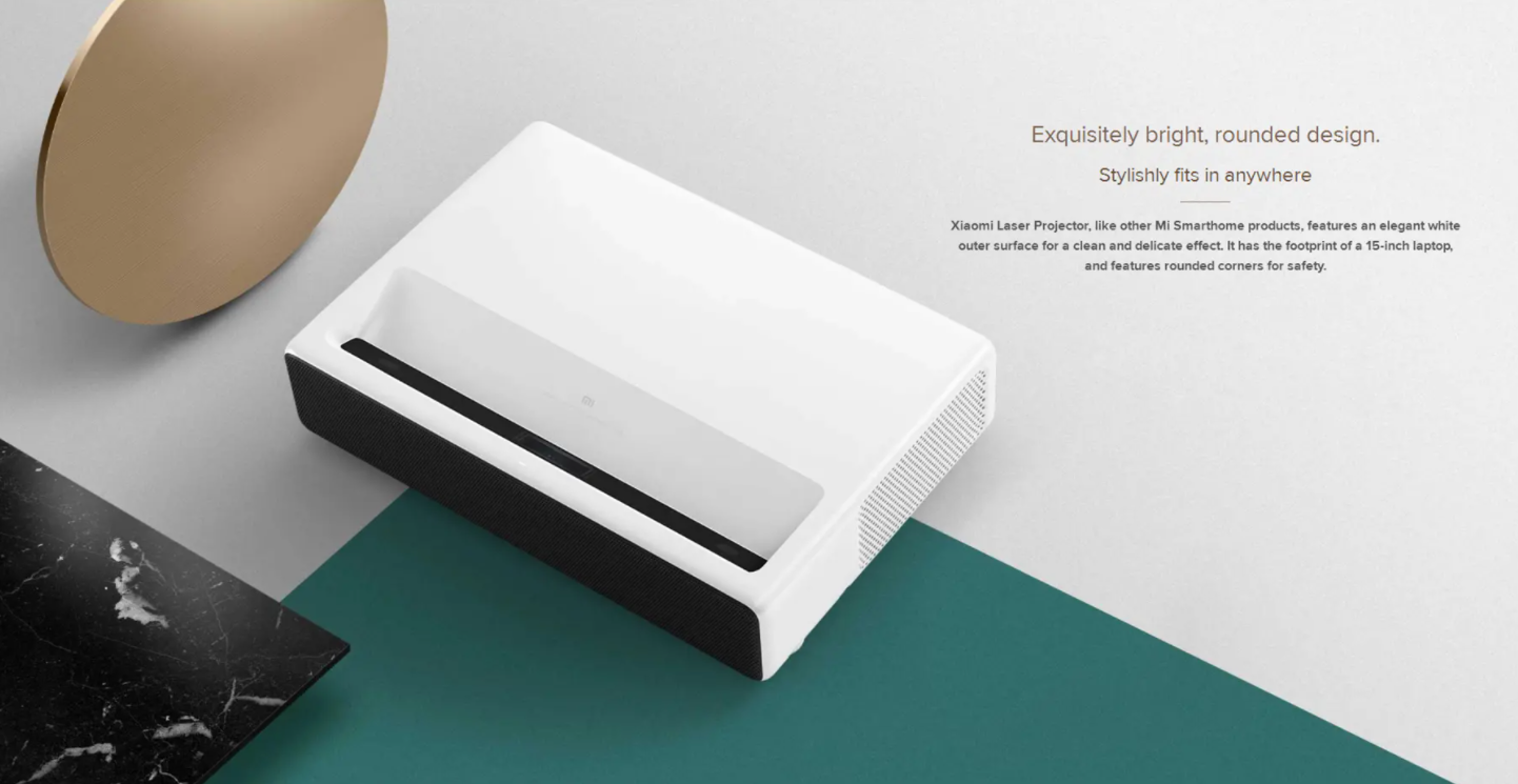 Xiaomi Mi 150" Ultra Short-Throw Smart Laser Projector with Android TV