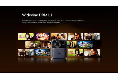 Wanbo Mozart 1 Pro Full HD Smart AI Google TV Projector (2025 Version)