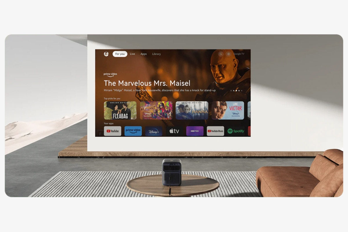 Wanbo Mozart 1 Pro Full HD Smart AI Google TV Projector (2025 Version)