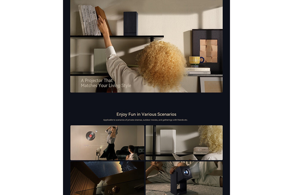 Wanbo Cube 2 Pro Full HD Smart Projector (Midnight Blue)