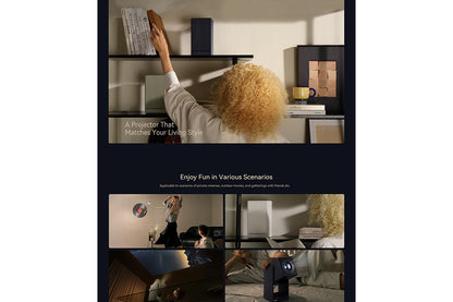 Wanbo Cube 2 Pro Full HD Smart Projector (Midnight Blue)