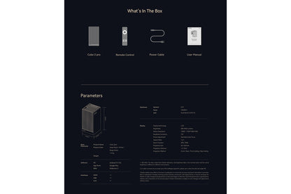 Wanbo Cube 2 Pro Full HD Smart Projector (Midnight Blue)