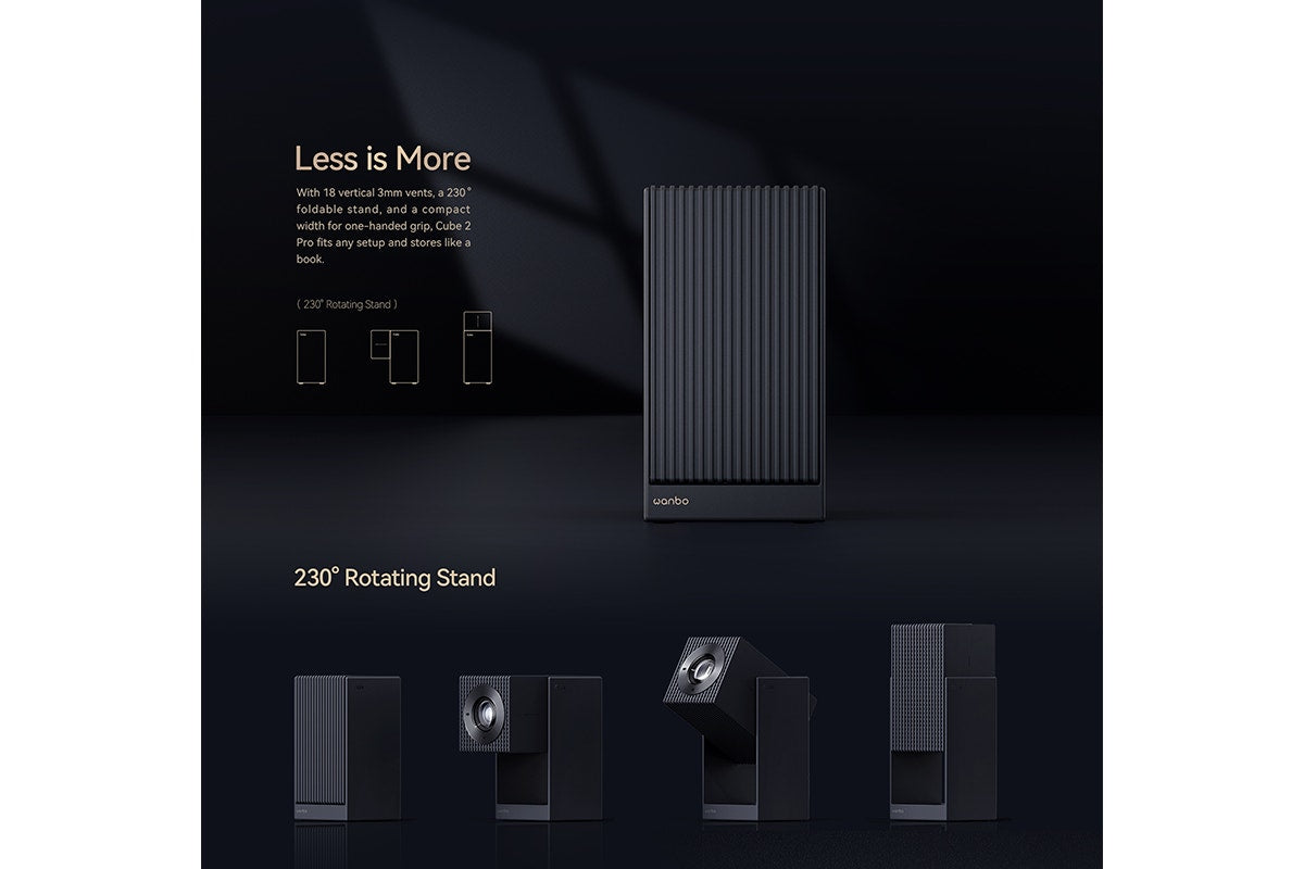 Wanbo Cube 2 Pro Full HD Smart Projector (Midnight Blue)