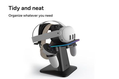 KIWI Design Vertical Charging Stand Dock for Meta Quest 3S/3/2/Pro