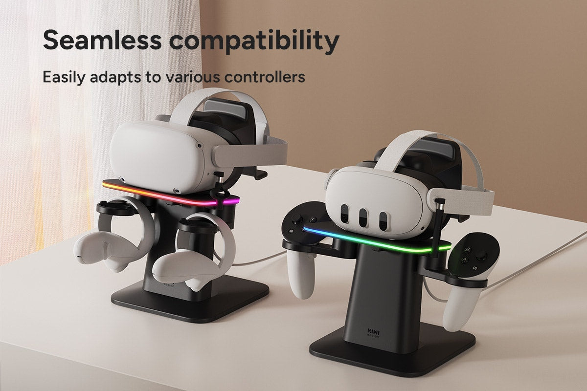 KIWI Design Vertical Charging Stand Dock for Meta Quest 3S/3/2/Pro