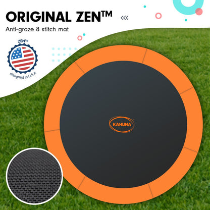 Kahuna Classic 6ft Outdoor Round Orange Trampoline Safety Enclosure | Auzzi Store