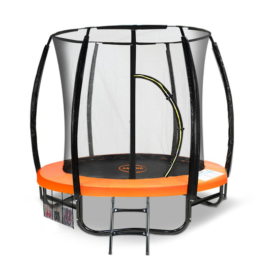Kahuna Classic 6ft Outdoor Round Orange Trampoline Safety Enclosure | Auzzi Store