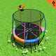 Kahuna Classic 6ft Trampoline Free Ladder Spring Mat Net Safety Pad Cover Round Enclosure Basketball Set - Rainbow | Auzzi Store