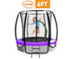 Kahuna Classic 6ft Trampoline Round Outdoor Free Safety Net Spring Pad Cover Mat Purple | Auzzi Store