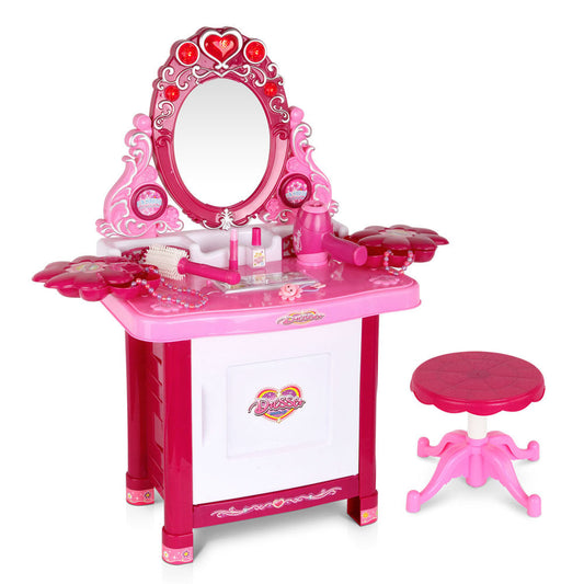 Keezi 30 Piece Kids Dressing Table Set - Pink | Auzzi Store