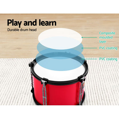 Keezi Kids 7 Drum Set Junior Drums Kit Musical Play Toys Childrens Mini Big Band | Auzzi Store