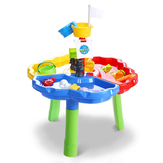 Keezi Kids Beach Sand and Water Sandpit Outdoor Table Childrens Bath Toys | Auzzi Store