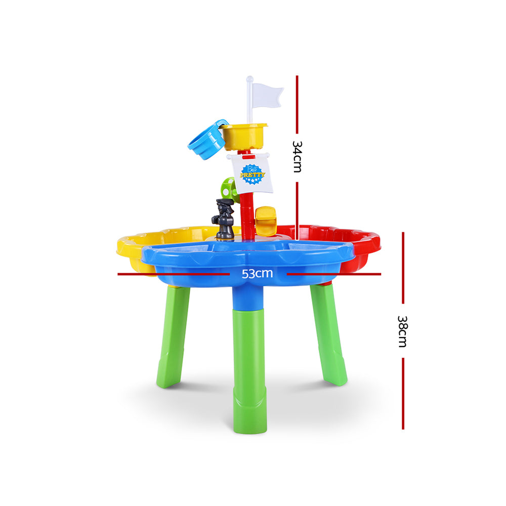 Keezi Kids Beach Sand and Water Sandpit Outdoor Table Childrens Bath Toys | Auzzi Store