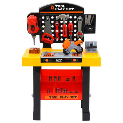 Keezi Kids Pretend Play Set Workbench Tools 54pcs Builder Work Childrens Toys | Auzzi Store