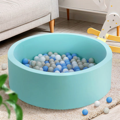 Keezi Ocean Foam Ball Pit with Balls Kids Play Pool Barrier Toys 90x30cm Blue | Auzzi Store