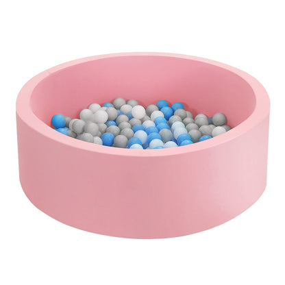 Keezi Ocean Foam Ball Pit with Balls Kids Play Pool Barrier Toys 90x30cm Pink | Auzzi Store