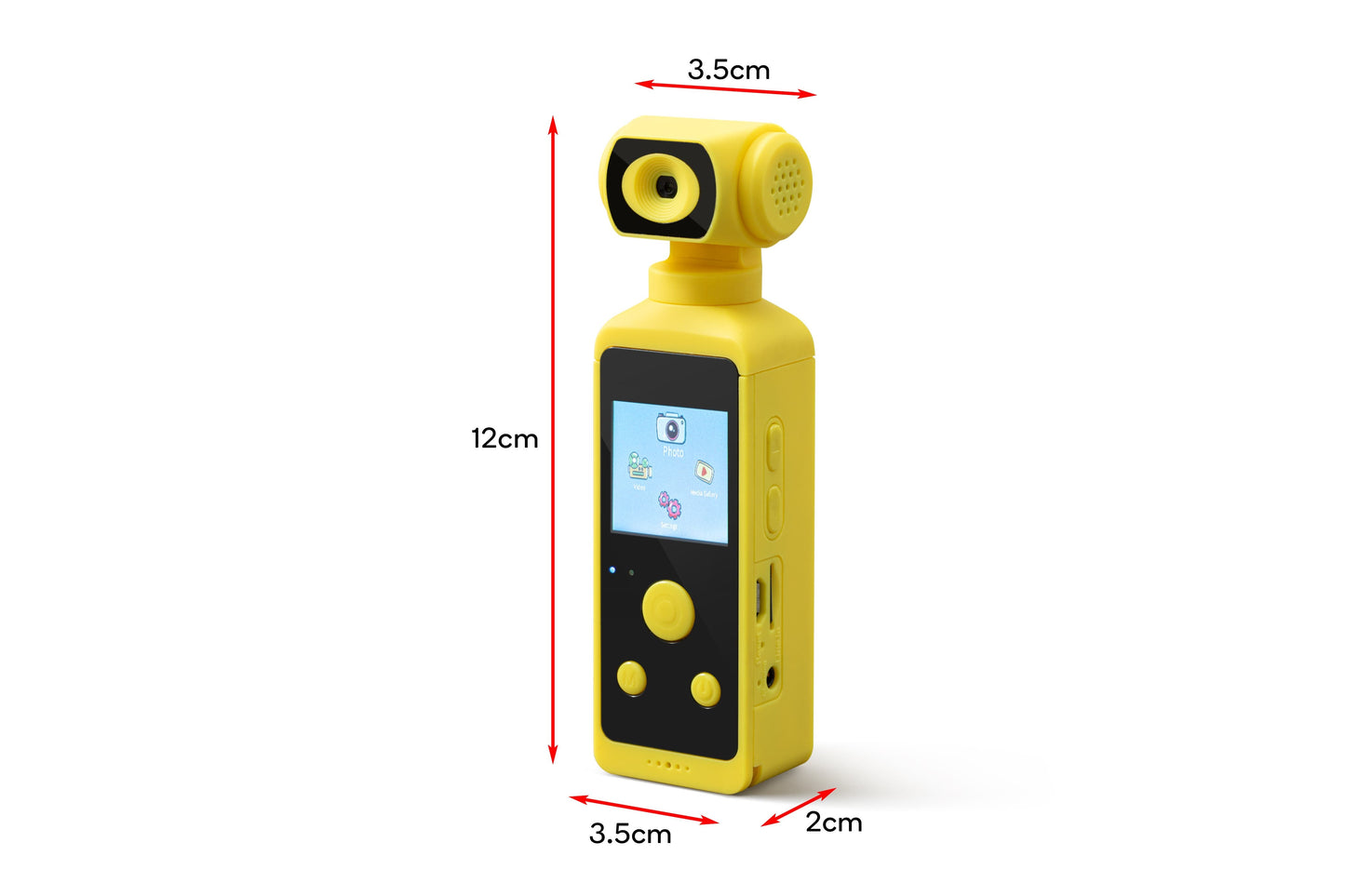 Kogan Kids Pocket Action Camera (Yellow) | Auzzi Store