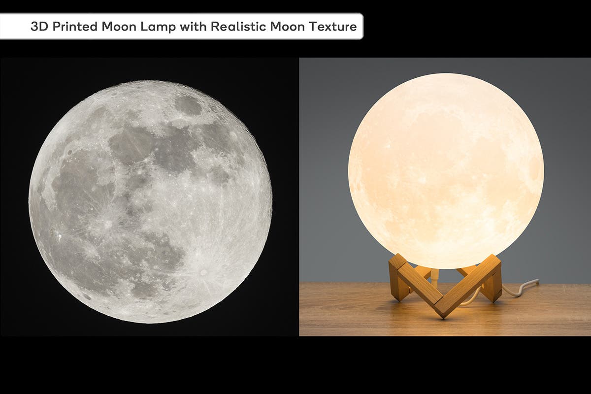 Kogan SmarterHomeâ„¢ RGB + Cool & Warm White Smart Moon Lamp | Auzzi Store