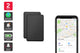 Kogan Smart Tag Rechargeable Wallet Tracker Card for Apple Find My - 2 Pack